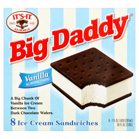 daddy d's ice cream|big daddy ice cream sandwiches.